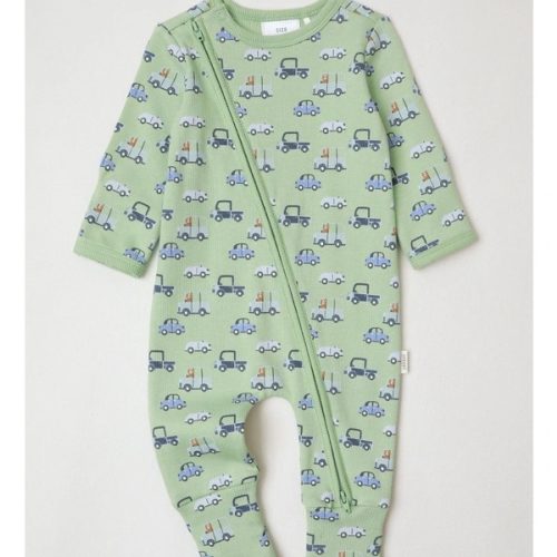 Essential Classic Cars Coveralls in Light Khaki