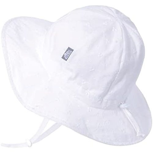 JAN & JUL Adjustable Cotton Floppy Sun Hat with 50+ UPF Protection for Girls
