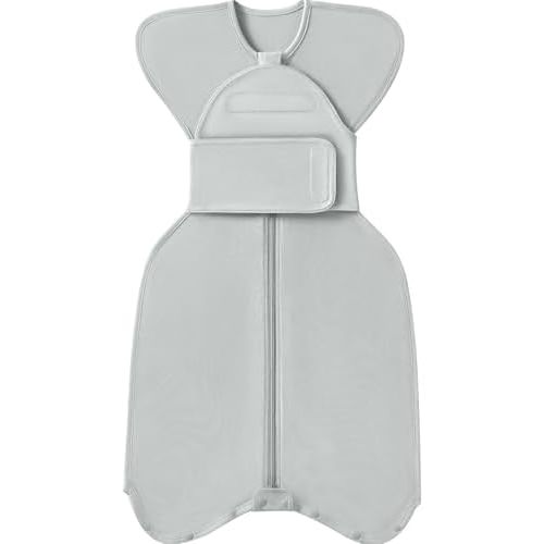 Newborn Sleep Sack 0-3 Months, Preemie Transitional Swaddle Baby Infant Zipper Strap Velcro Sleep Sack