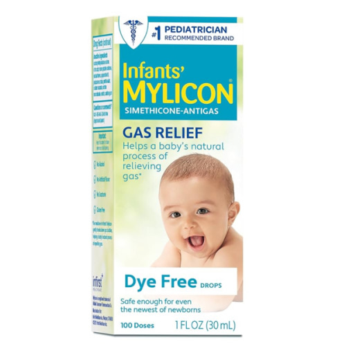 MYLICON Infants Gas Relief Drops for Infants and Babies, Dye Free Formula, 1 Fluid Ounce