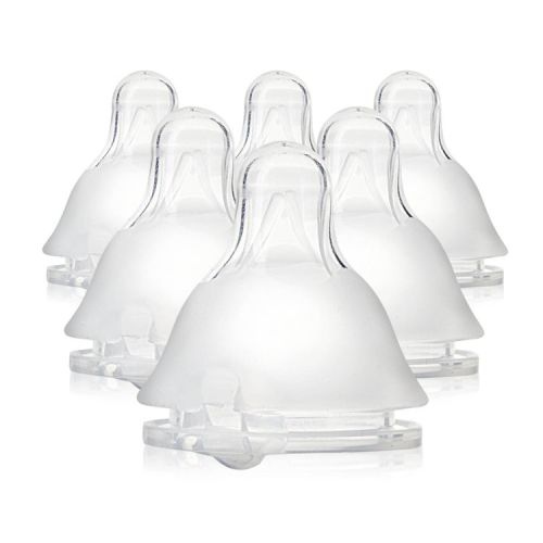 Evenflo 6pk Balance Standard-Neck Anti-Colic Baby Bottle Nipple - Fast Flow