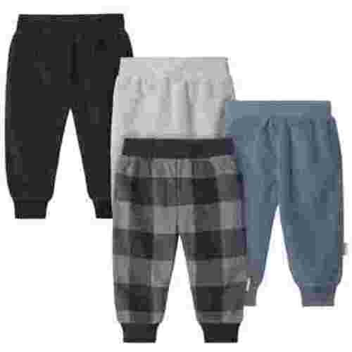 Gerber Baby Boy Fleece Pants, 4-Pack, Sizes 0/3 Months - 24 Months