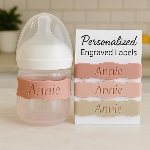 Personalized Baby Bottle Labels, Custom Silicone Cup Labels, Daycare Essentials, Water Bottle Name Stickers, Name Drinkware Labels