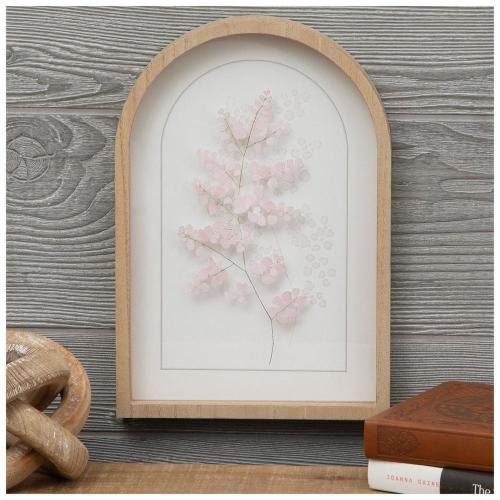 Pink Pressed Botanical Framed Wall Decor