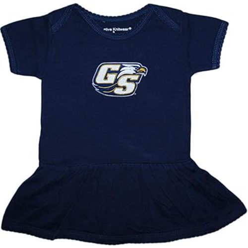 Georgia Southern Eagle Infant and Toddler Picot Bodysuit Dress