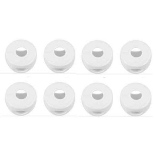 White Safety Doorknob Covers - Child Proof Door Knob Covers - 8 Pack