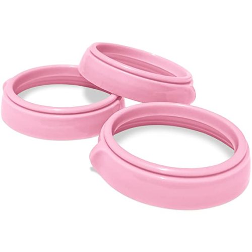 Amazon.com : Baby Bottle Collar Rings for Comotomo Baby Bottles | Compatible with 5 Ounce and 8 Ounce Comotomo Baby Bottle | Replacement Bottle Collar, 3 Pack (Pink) : Baby