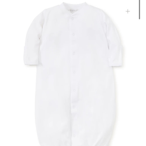 White Kissy Basics Conv. Gown