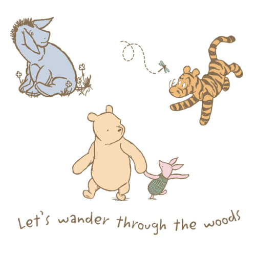 Disney Baby Storytime Pooh Wall Decals / Stickers Winnie the Pooh/Piglet/Tigger/Eeyore – Lambs & Ivy