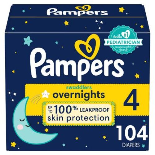 Pampers Swaddlers Overnight Diapers - Size 3 - 66ct