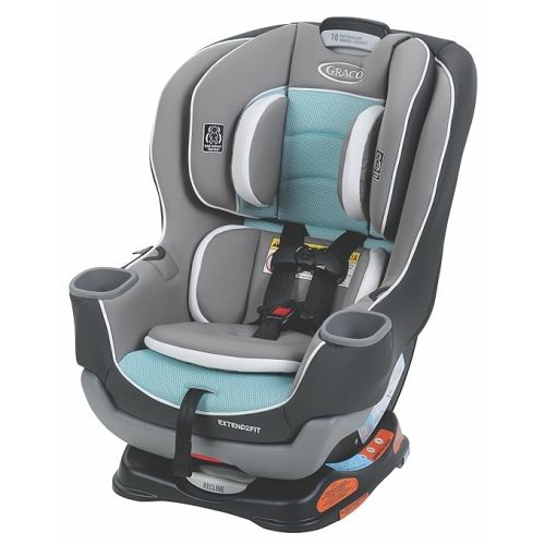 Graco Extend2Fit Convertible Baby Car Seat, Rear and Forward Facing, Adjustable Extension Panel for Extra Legroom, Spire