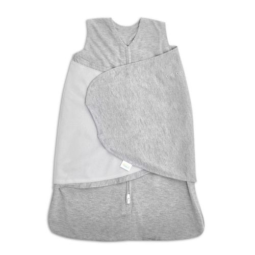 HALO Innovations Sleepsack 100% Cotton Swaddle Wrap, Color: Gray, Size: NB