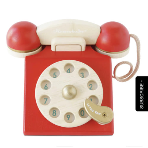 Vintage Wooden Phone