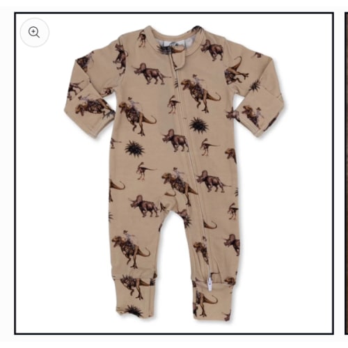 Cowboy Dino Folding Feet Jammies – Cowkid Clothing Company
