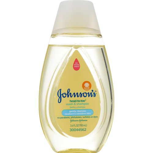 Johnson's Baby Body Wash & Shampoo, 3.4 Ounces
