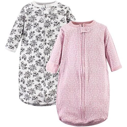 Hudson Baby BabyCotton Long-Sleeve Wearable Sleeping Bag, Sack, Blanket