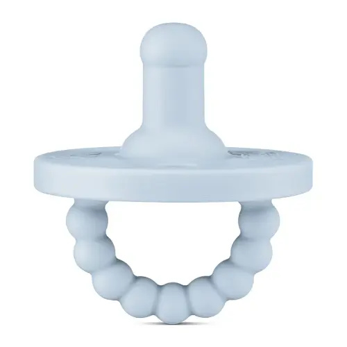 Ryan & Rose Cutie PAT Pacifier Teether (Stage 2, Blue)