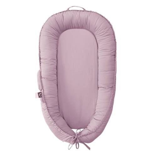 Infant Lounger, Baby Nest Cover for Baby Girls & Boys, Newborn Essentials for Baby 0-12 Months, 100% Cotton Breathable, Co Sleeper Portable Travel Bed (LavenderBlush, Cotton)