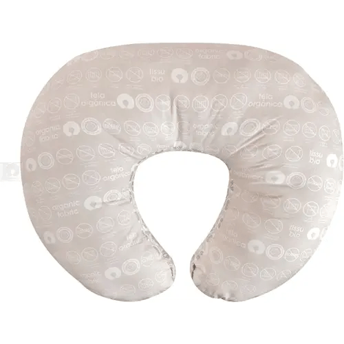 Boppy Nursing Pillow Organic Bare Naked Original Support, Boppy Pillow Only, Nursing Pillow Cover Sold Separately, Nursing Essentials for Bottle and Breastfeeding, with 100% Organic Cotton Fabric