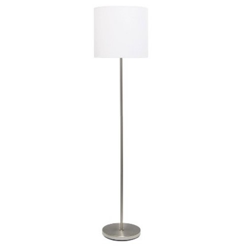 Drum Shade Floor Lamp - Simple Designs, Color: White