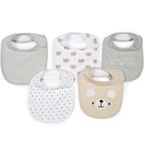 5 Pack Bibs - Bear