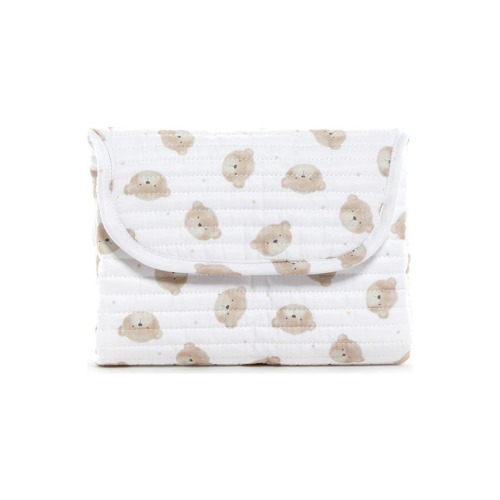 Teddy Bear Quilted Changing Pad