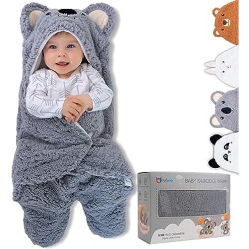 Baby Swaddle Blanket Koala 0-6 Months Cute Organic Ultra Soft Plush Baby Stuff Must Have Infants Girls Boys Baby Clothes Gender Neutral Baby Essentials, Registry Gift Swaddling Wrap Shower Gift