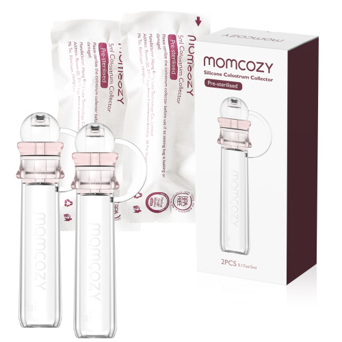 Momcozy Colostrum Collector, Portable Reusable Breast Milk Collector and Storege, 5ml