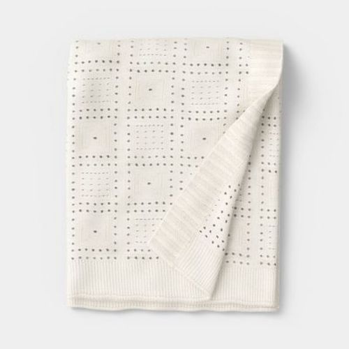 Knit Throw Blanket Ivory - Threshold™