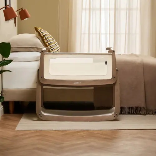 SnuzPod5 Bedside Bassinet - Walnut