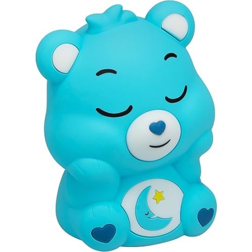Care Bears Bedtime Bear SquishyGlo Silicone Light, Officially Licensed Lamp for Kids, Teens, Adults, Girls, Women, Cordless & Rechargeable Bedroom Décor, Collectible Pop Culture Gift | Paladone