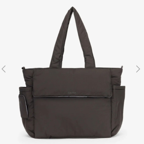 Diaper Tote Bag with Laptop Sleeve - BLACK