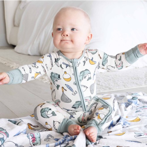 Convertible Zip Rompers for Boys | Caden Lane