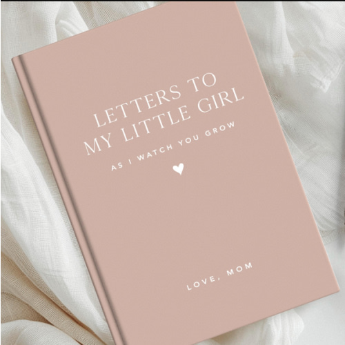 Letters To My Little Girl, Dear Daughter Journal, Personalized Name, Baby Shower, New Mother Gift, Baby Girl, Newborn Box, Keepsake D2C1