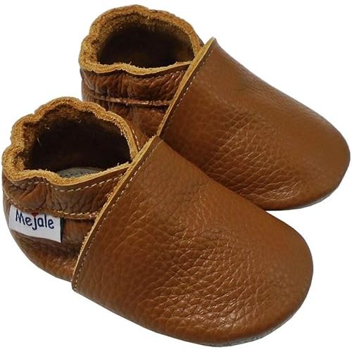 Mejale Baby Infant Toddler Shoes Slip-on, 6-12 month