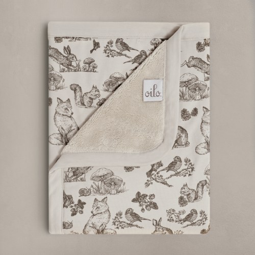 'Woodland' Nursery - Cuddle Plush Infant Blanket