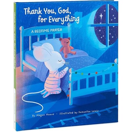 Hallmark Recordable Book for Children (Thank You, God, for Everything: A Bedtime Prayer) Easter Basket Stuffers