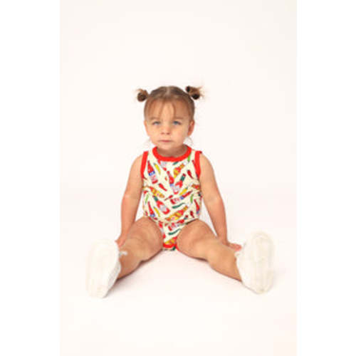 Hot Sauce Bamboo Henley Onesie | Free Shipping – Southern Slumber
