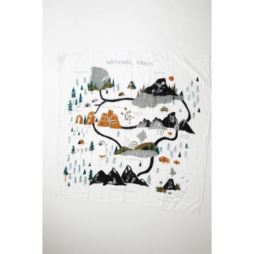 National Park Muslin Baby Swaddle - Etsy