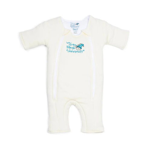 Cream Baby Merlin’s Magic Sleepsuit | Soft 100% Cotton Infant Sleep-suit, Small