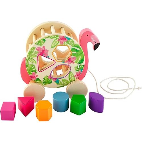 Mud Pie Kids Flamingo Safari Shape Sorter
