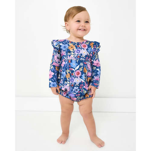 Dusk Blooms Bubble Romper | Little Sleepies