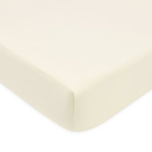 American Baby Company Ultra Soft Velvety Fitted Crib Sheet, Ecru, for Boys and Girls