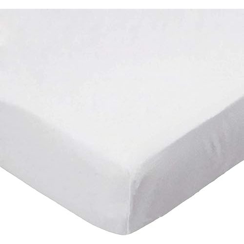 Fitted Bassinet Sheet Fits Maxi COSI 20 x 32 inches, 100% Cotton Woven Sheet, Unisex Boy Girl, Solid Ivory Woven, Made in USA