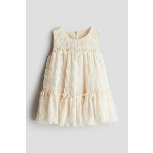 CRINKLED CHIFFON DRESS