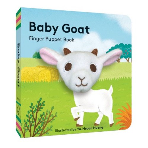 Baby Goat: Finger Puppet Book - (Baby Animal Finger Puppets) by Chronicle Books (Board Book)