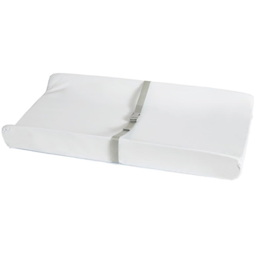 Munchkin Secure Grip Baby Diaper Changing Pad for Dresser, Waterproof and Wipeable, Contoured, Standard Size (16" x 31"), White