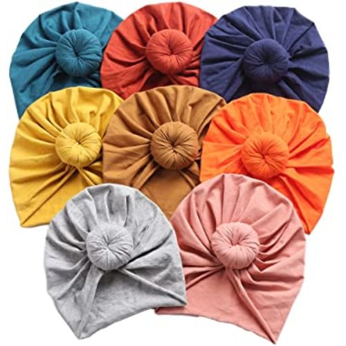 Baby Turban Hat,Baby Girl Turban Top Knot Bamboo Newborn Hospital Infant Hat