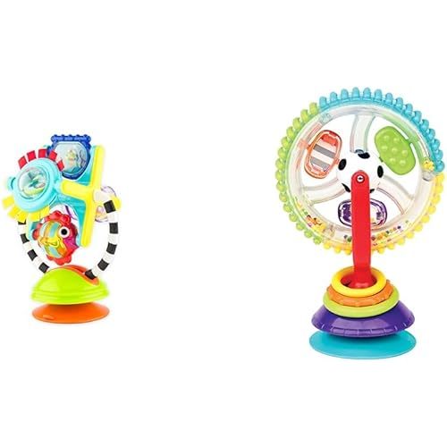 Sassy Fishy Fascination Station 2-in-1 High Chair Toy & Wonder Wheel Activity Center Bundle
