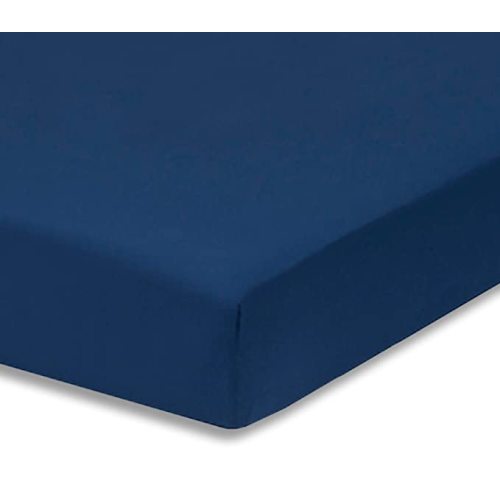Everyday Kids Fitted Crib Sheet, 100% Soft Breathable Microfiber Baby Sheet, Fits Standard Size Crib Mattress 28in x 52in, Navy Nursery Sheet